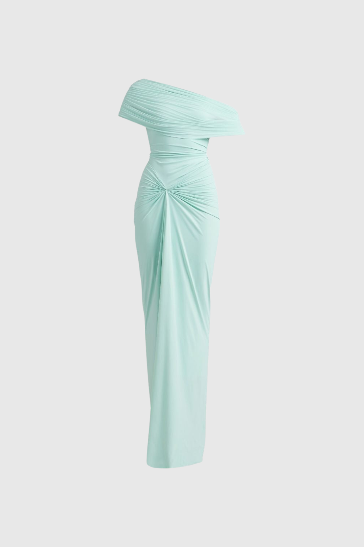 Tessa One Shoulder Ruch Maxi Dress