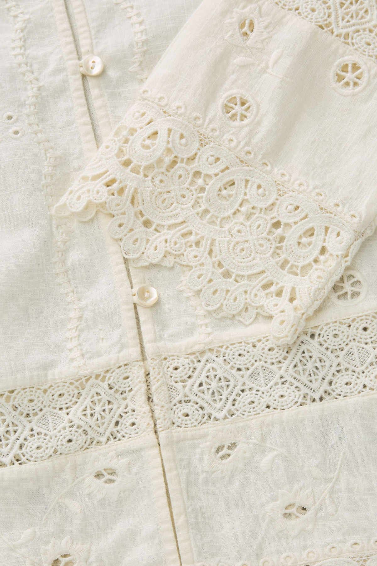 Ivah Cutout Embroidered Top
