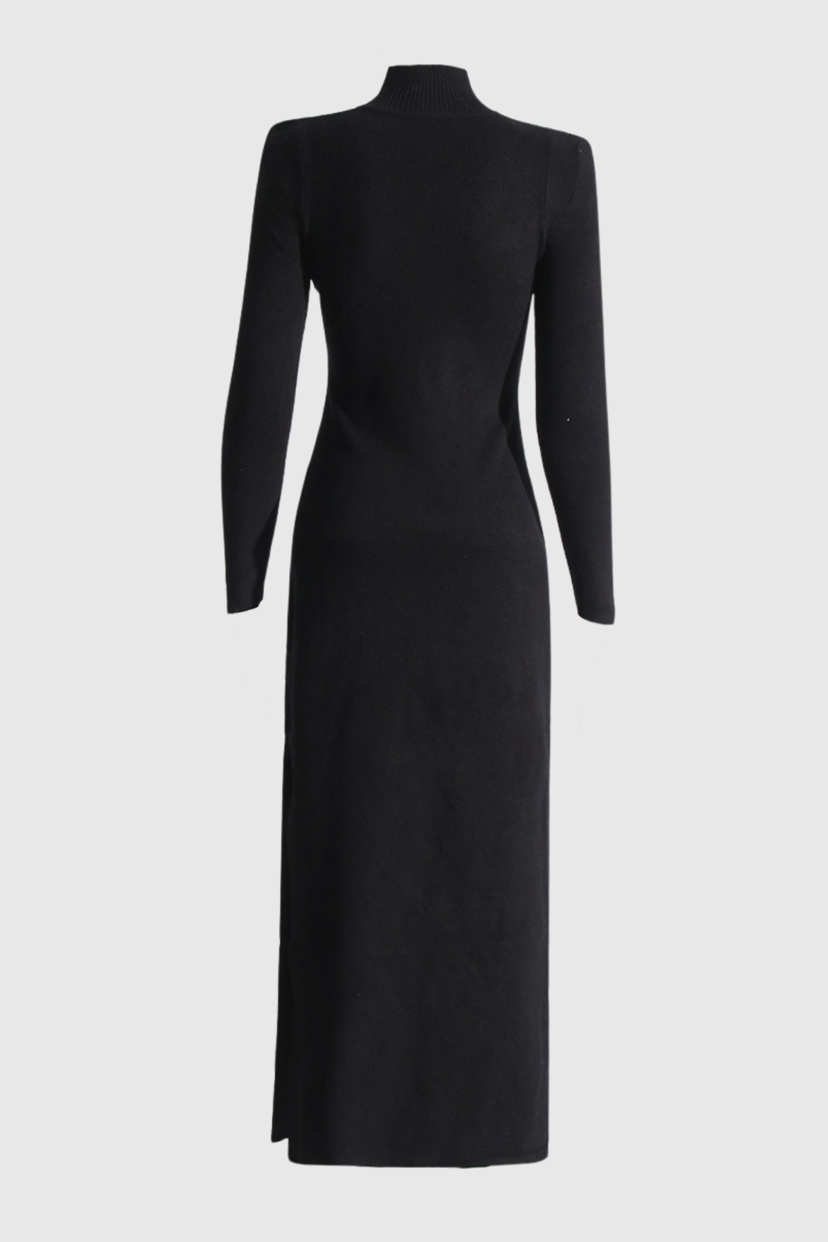 Quill Bodycon Buckle Embellished Knit Maxi Dress