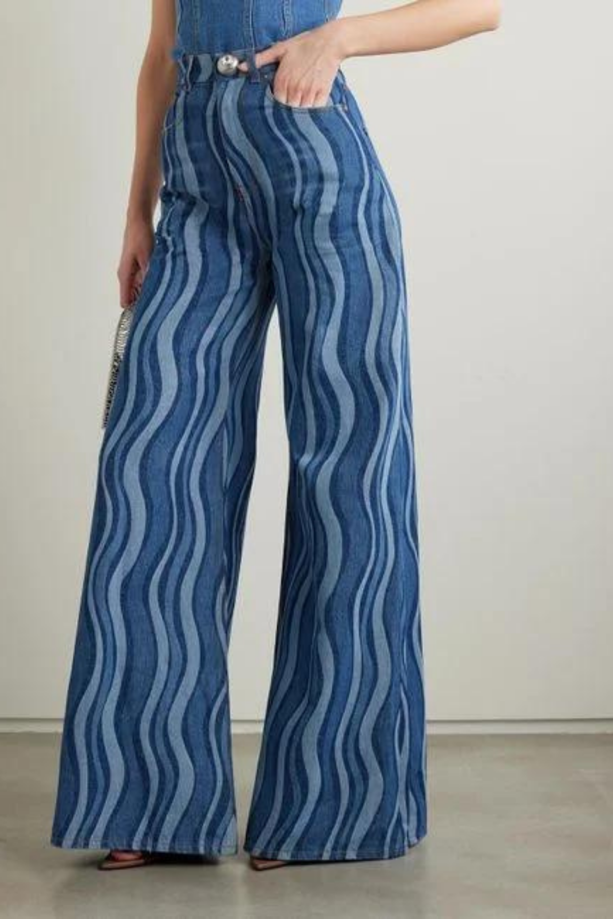 Roque Ripple Printed Jeans