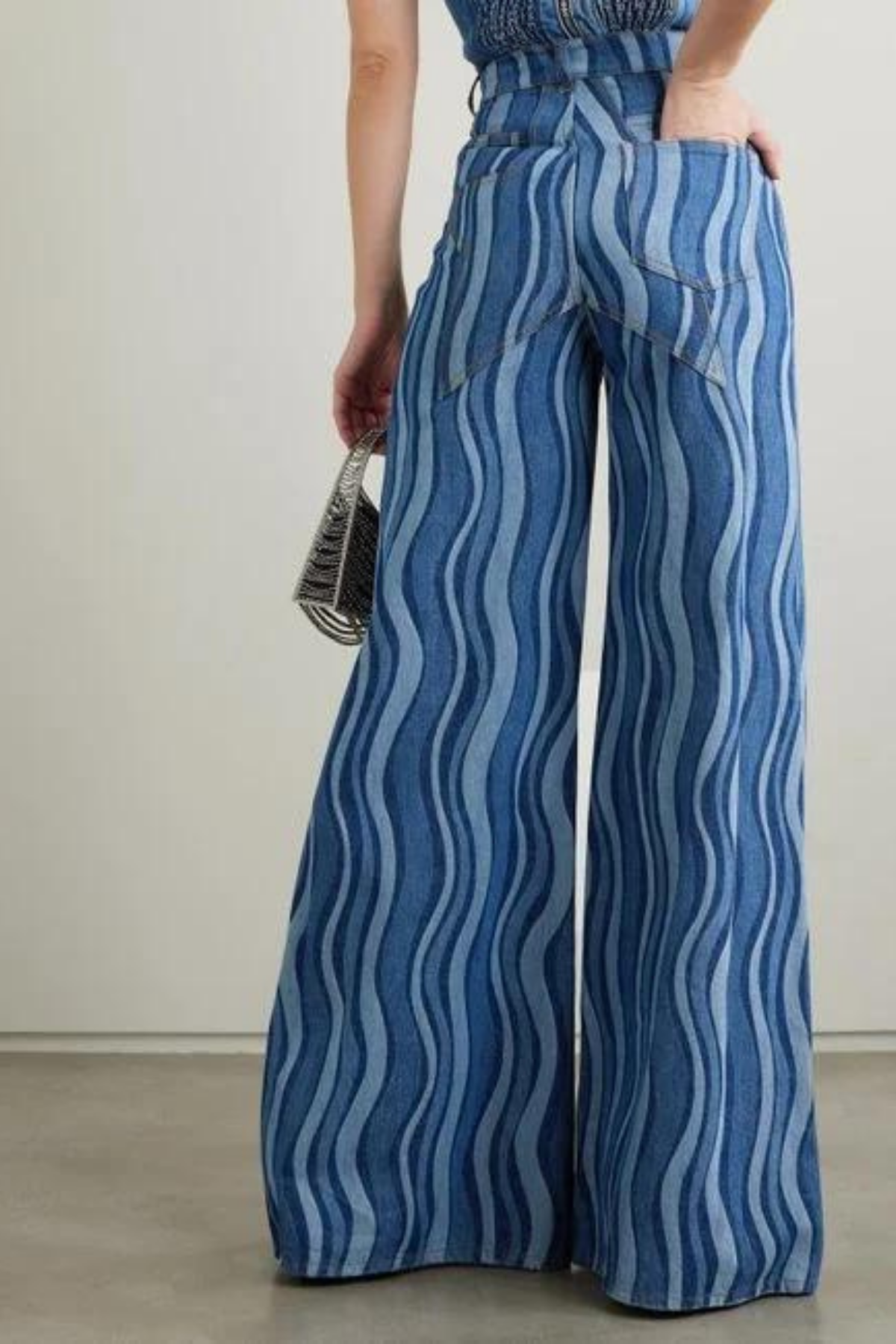 Roque Ripple Printed Jeans