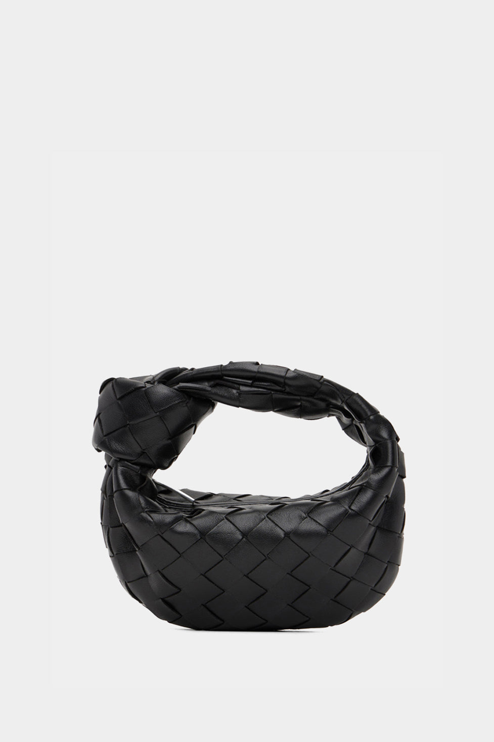 Stella Leather Clutch Bag In Black