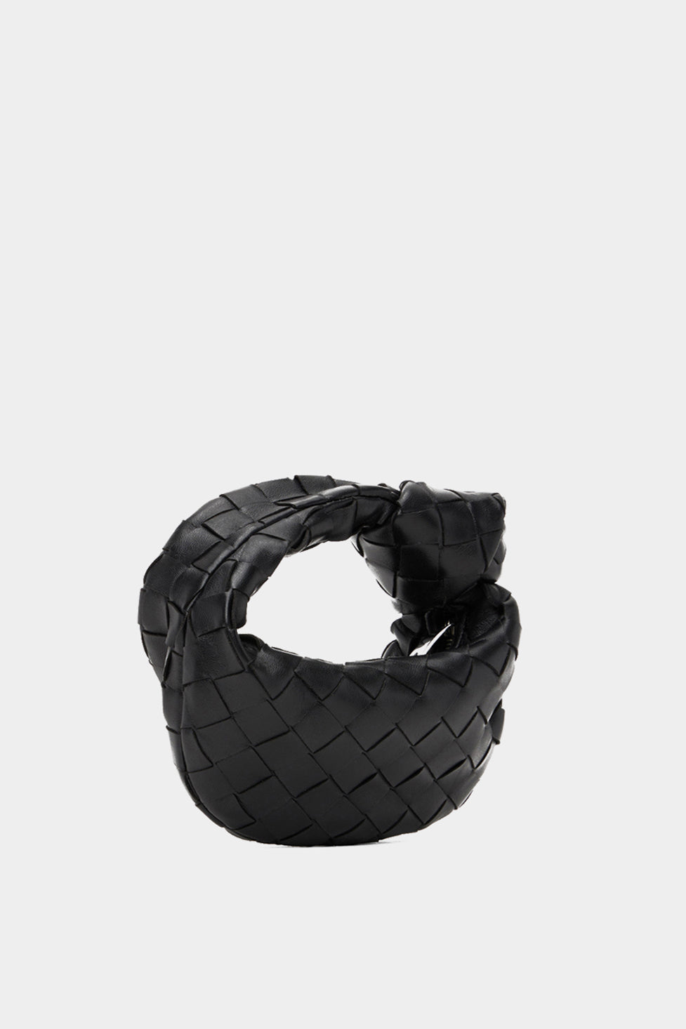 Stella Leather Clutch Bag In Black