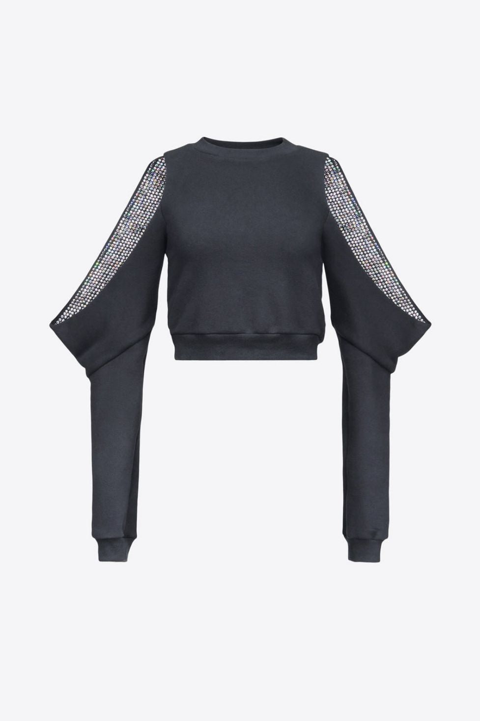 Brett Rhinestone Cutout Top