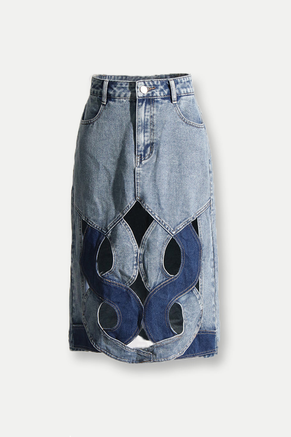 Matisse Cutout Denim Skirt