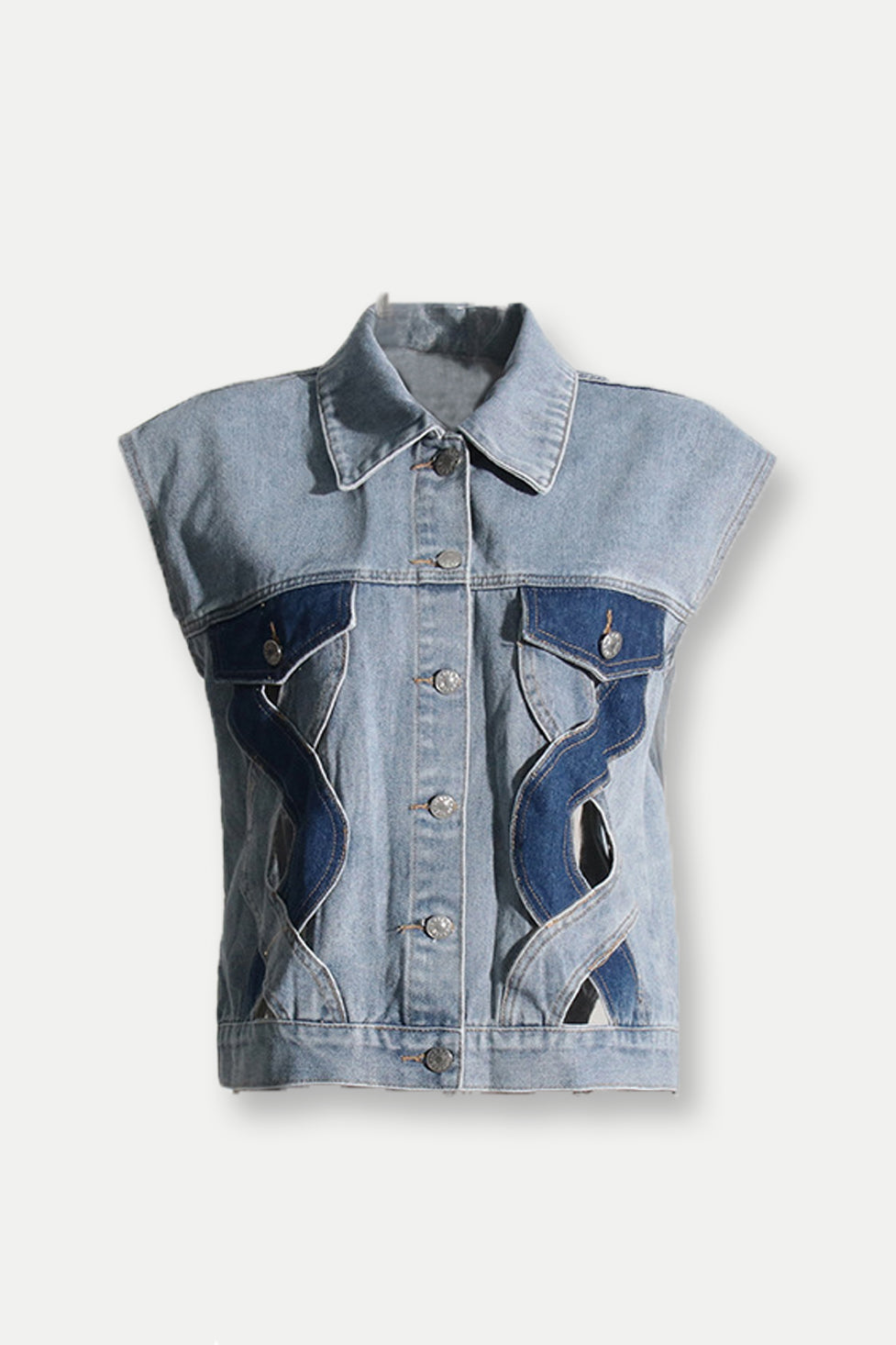 Matisse Cutout Denim Top