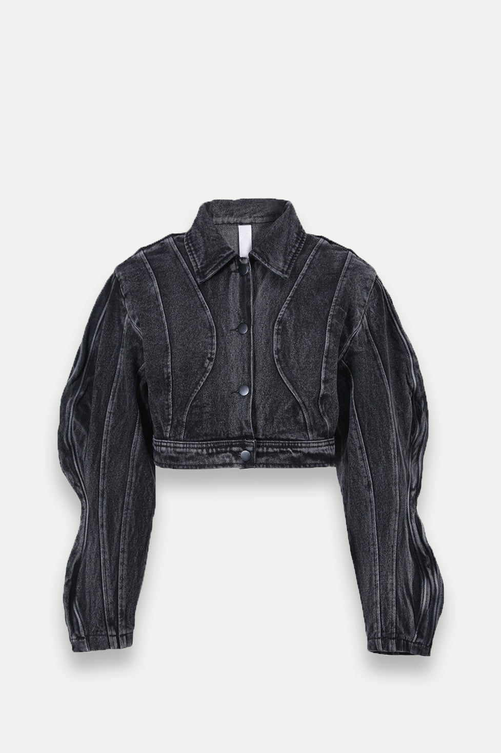 Kristen Wave Sleeve Denim Jacket