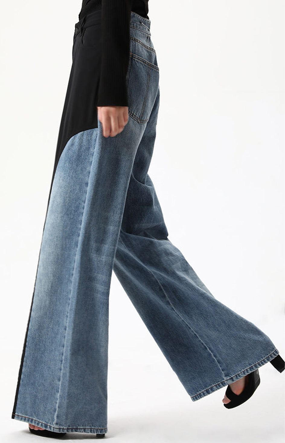 Huxley High Rise Wide Denim Jeans