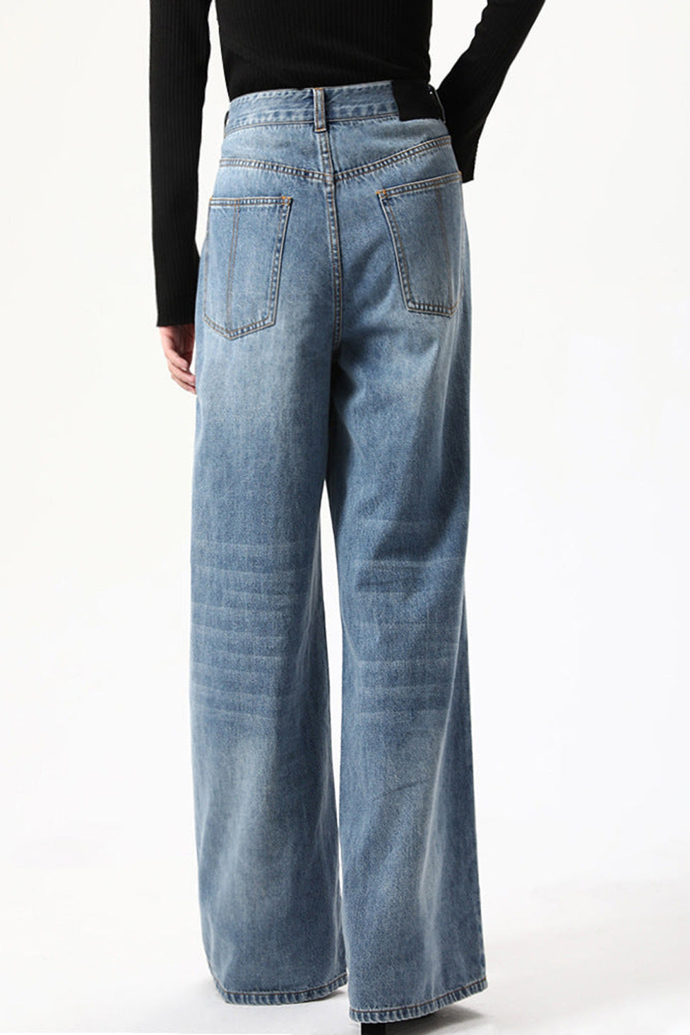 Huxley High Rise Wide Denim Jeans