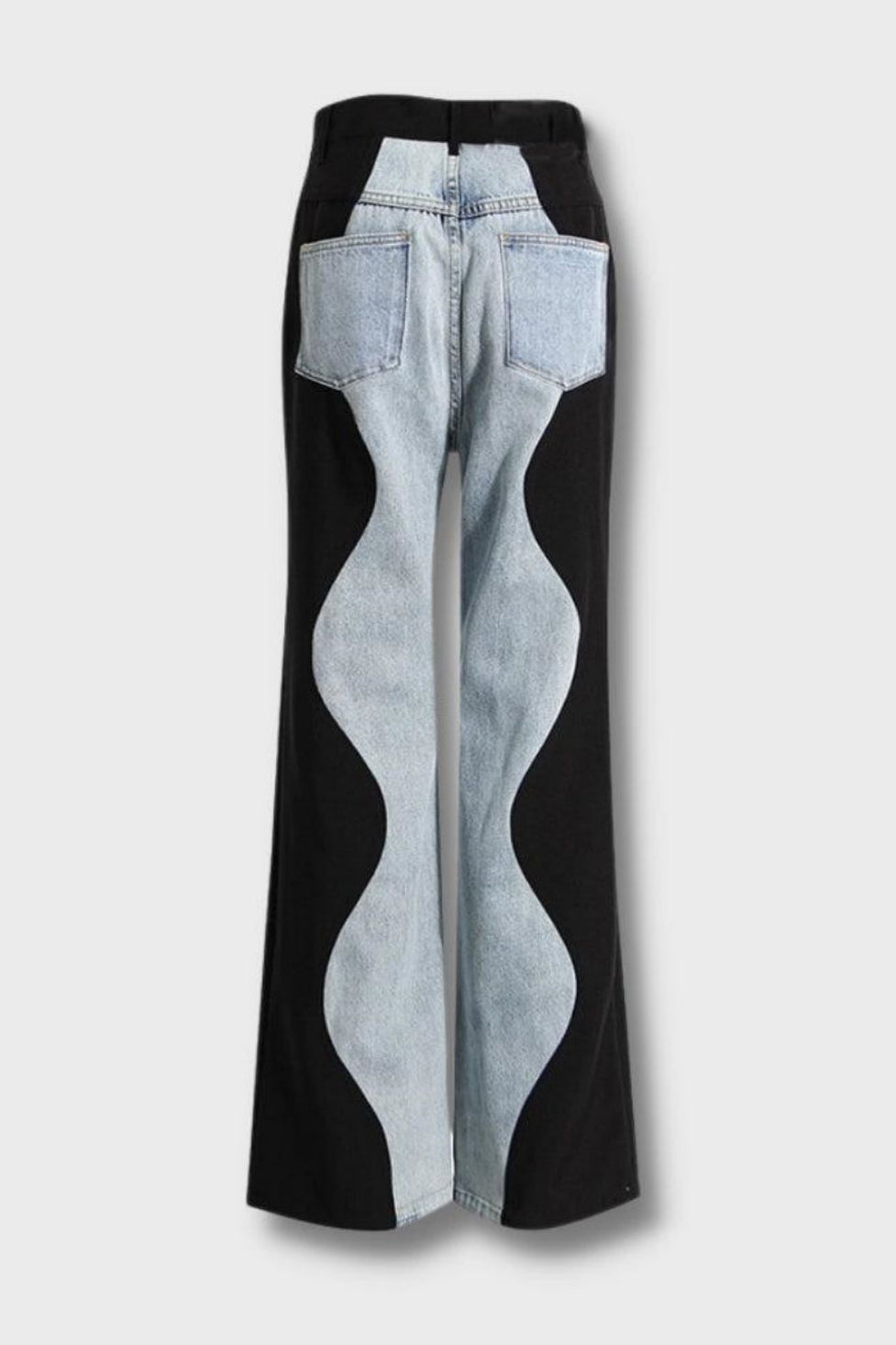 Penrose Wave Printed Denim Jeans