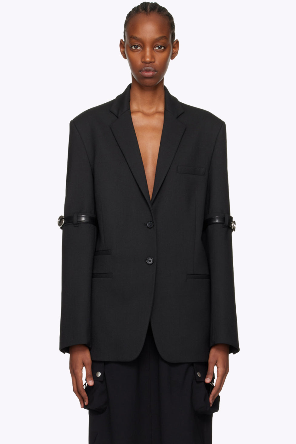 Moises Oversize Belted Blazer