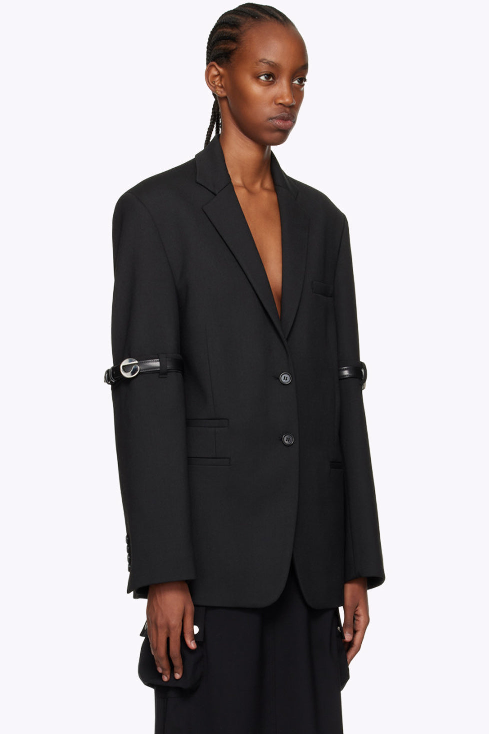 Moises Oversize Belted Blazer