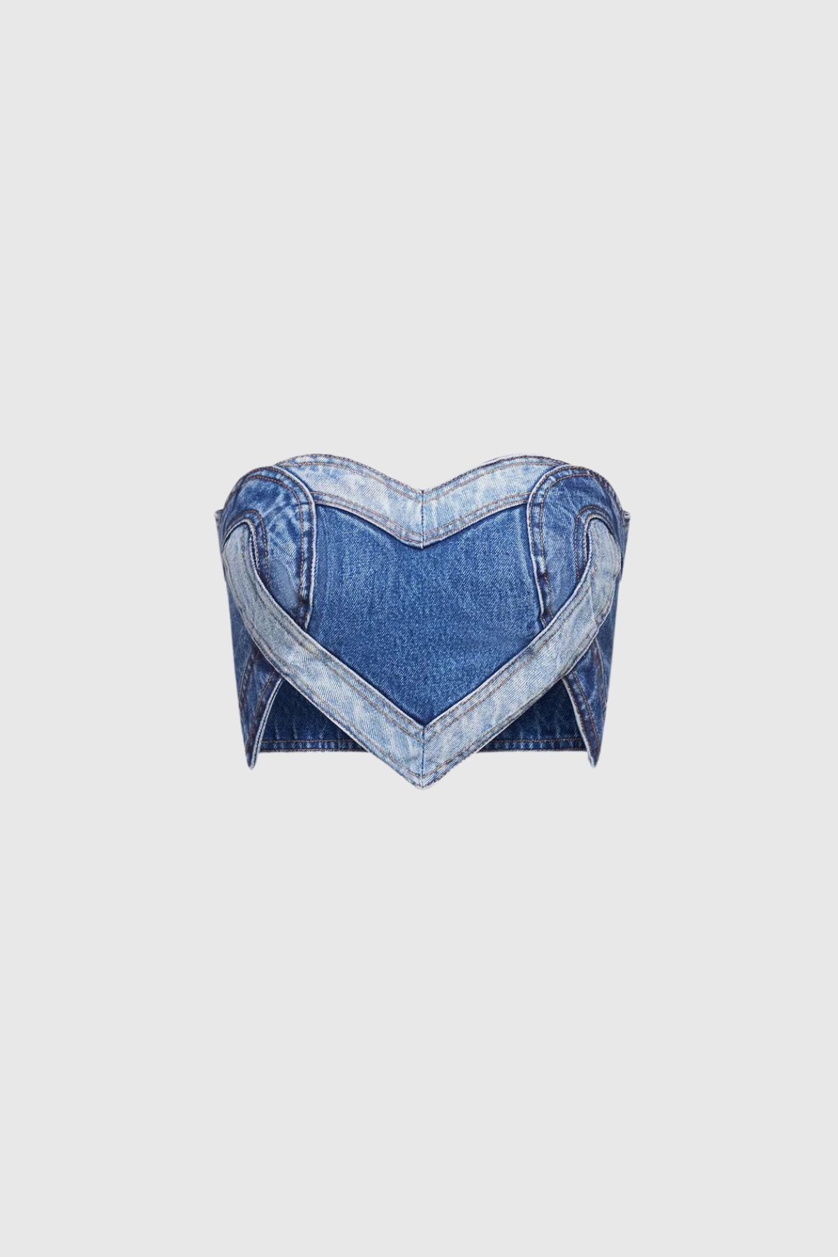 Chozen Love Cross Denim Short Top