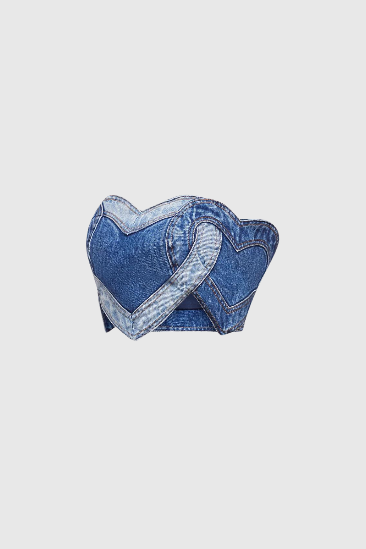 Chozen Love Cross Denim Short Top