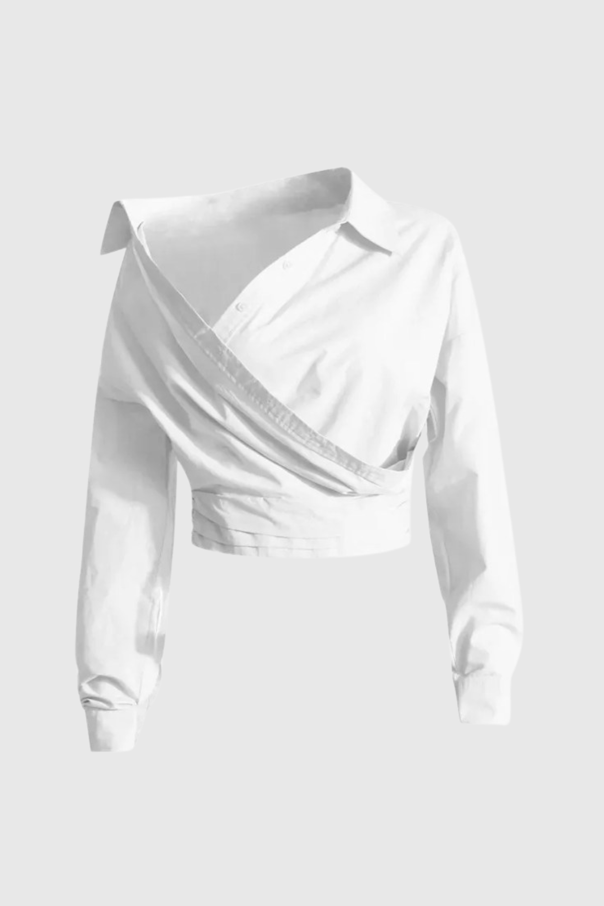 Radek Asymmetric Top In White