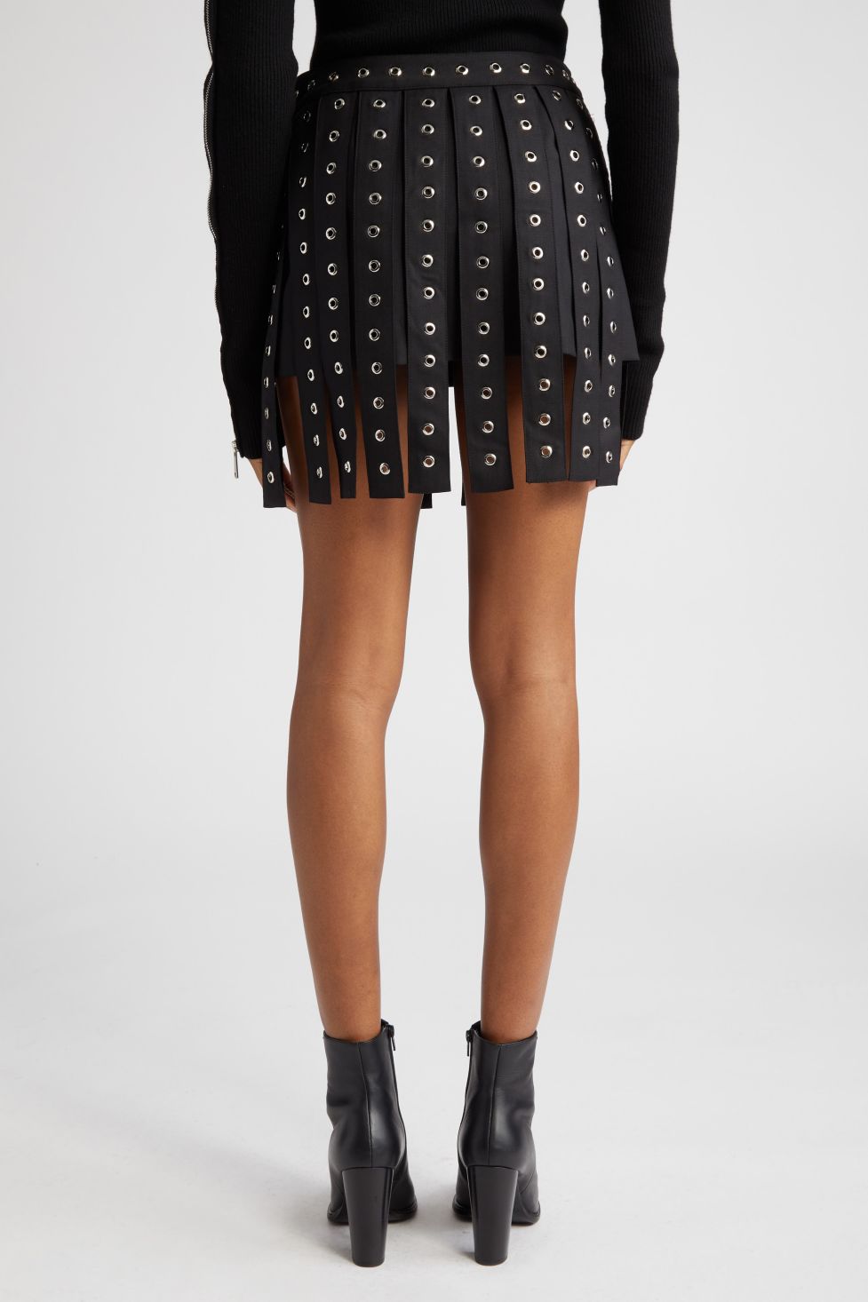 Cornelia Grommet Mini Skirt