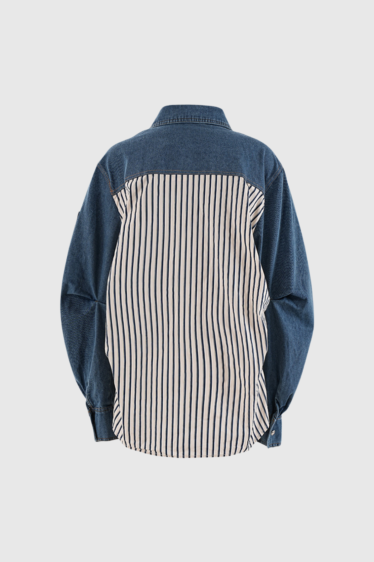 Janvi Ruch Stripe Denim Shirt
