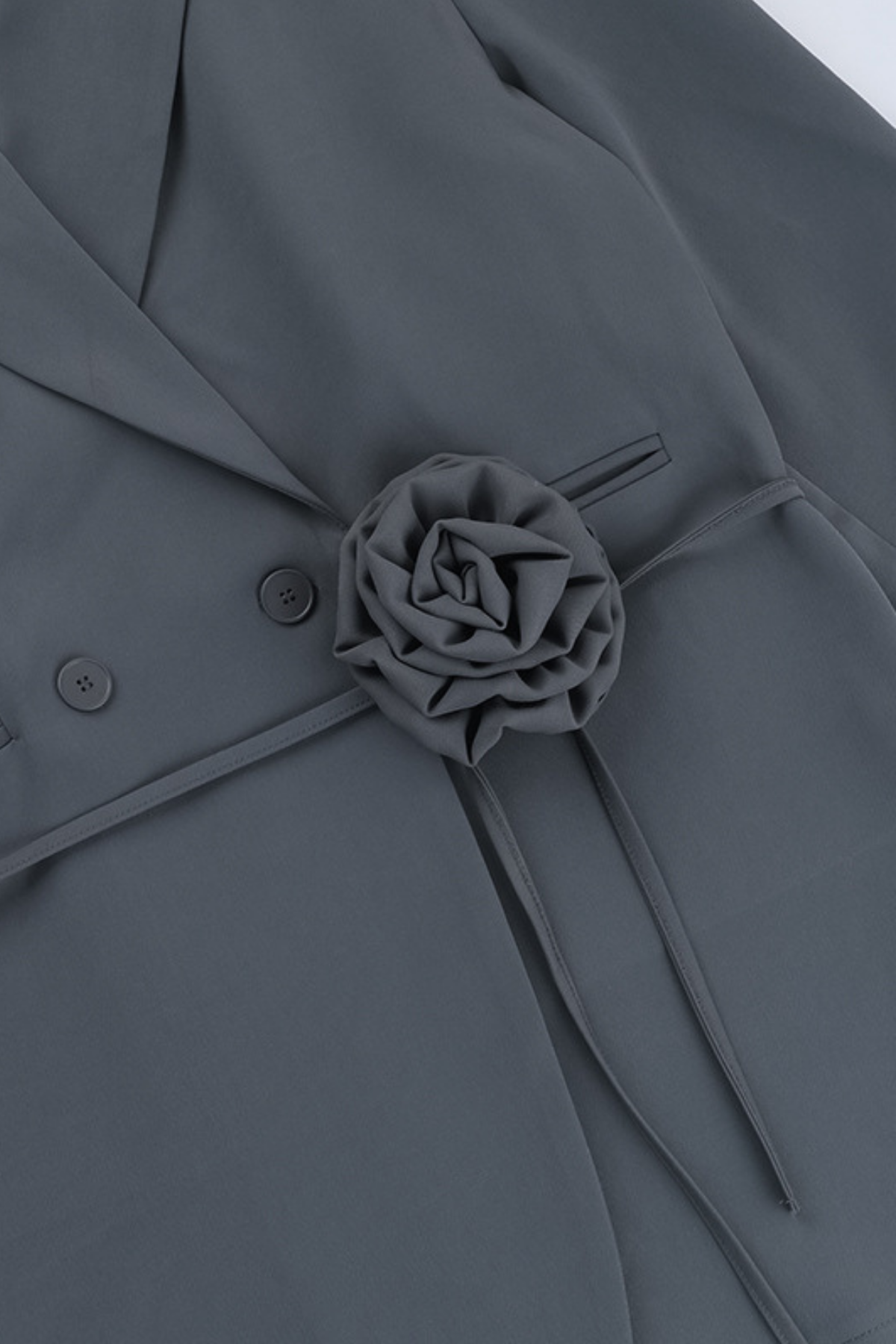 Vidhi Flower Lace Up Lapel Blazer