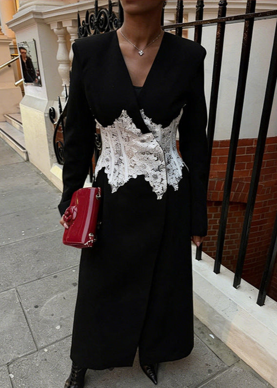 Fauna Embroidered Mesh Coat