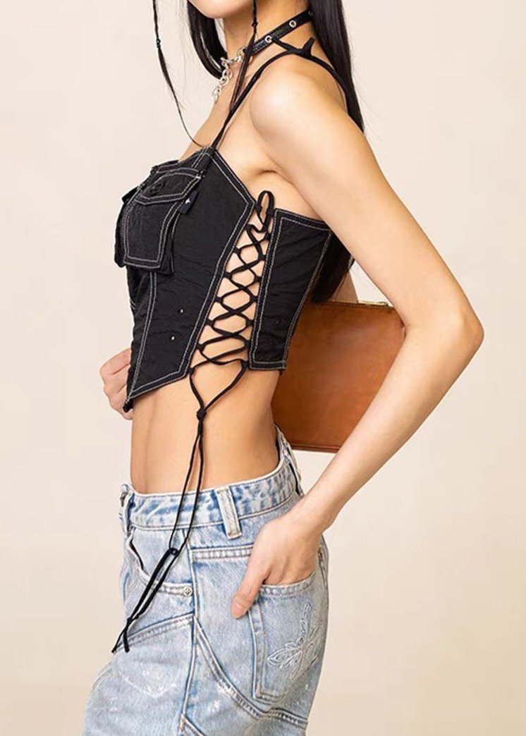 Venetia Corset Denim Top