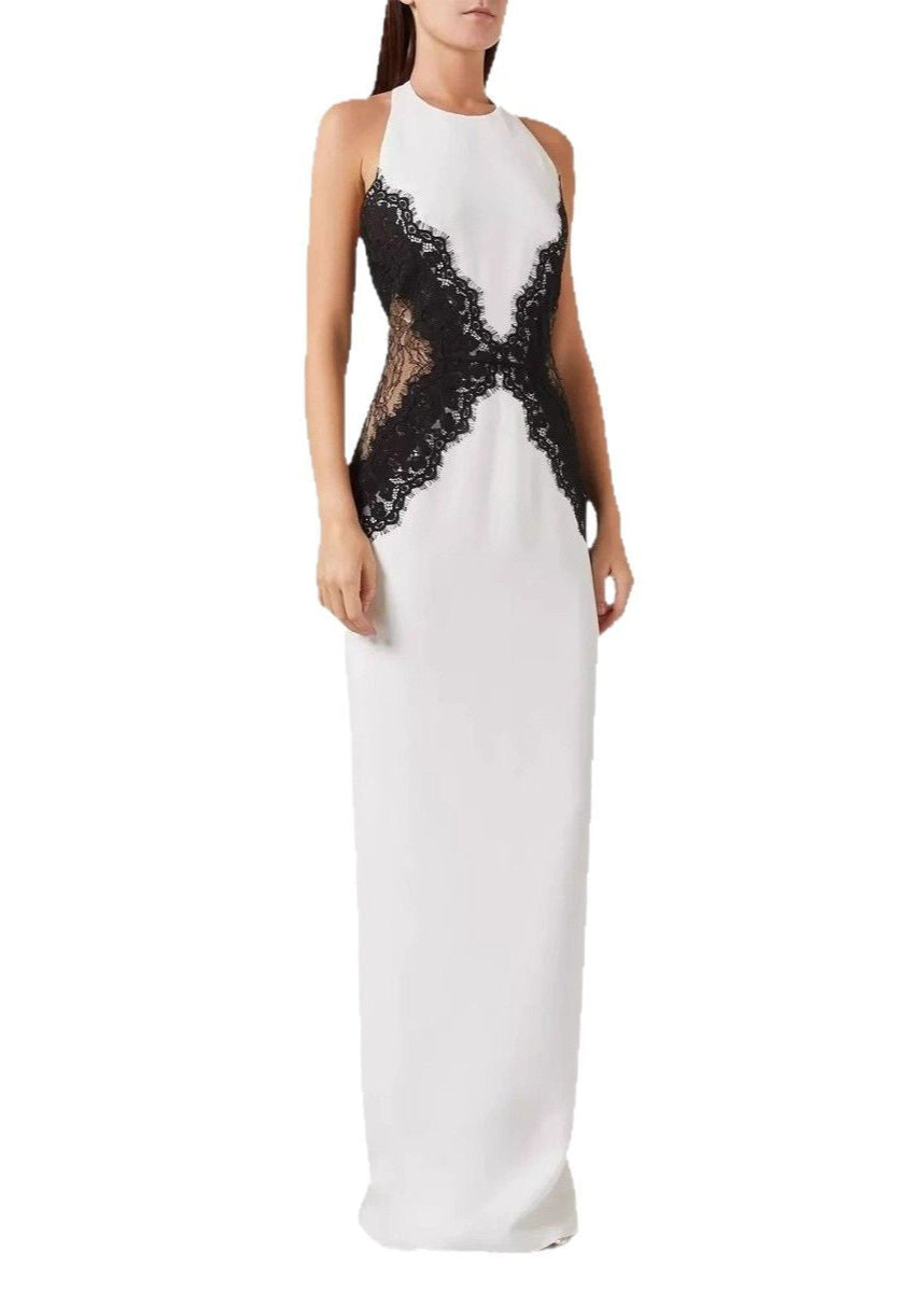 Bailey Butterfly Lace Split Maxi Dress
