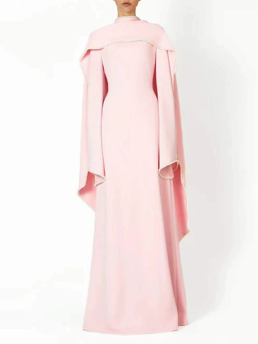 Dumitra Pearl Bandage Maxi Dress