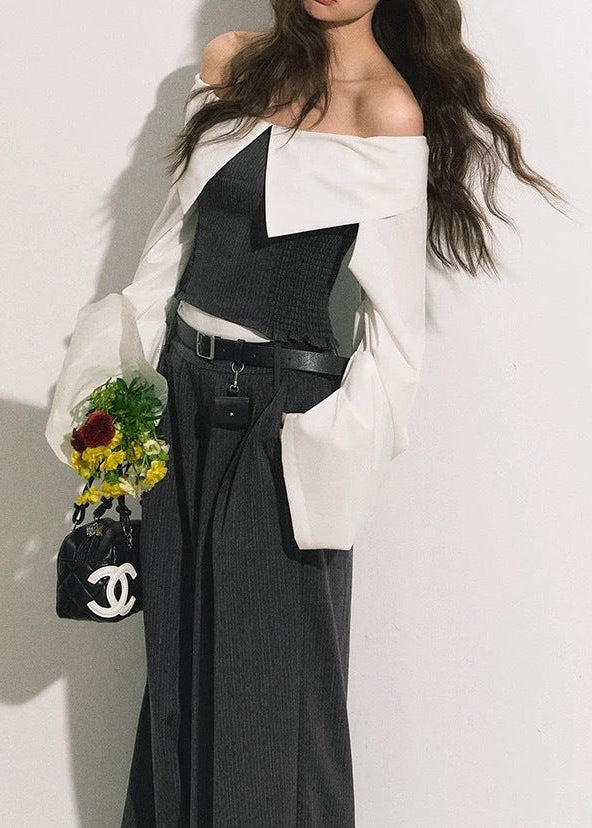 Desideria Off Shoulder Bodycon Pants Set