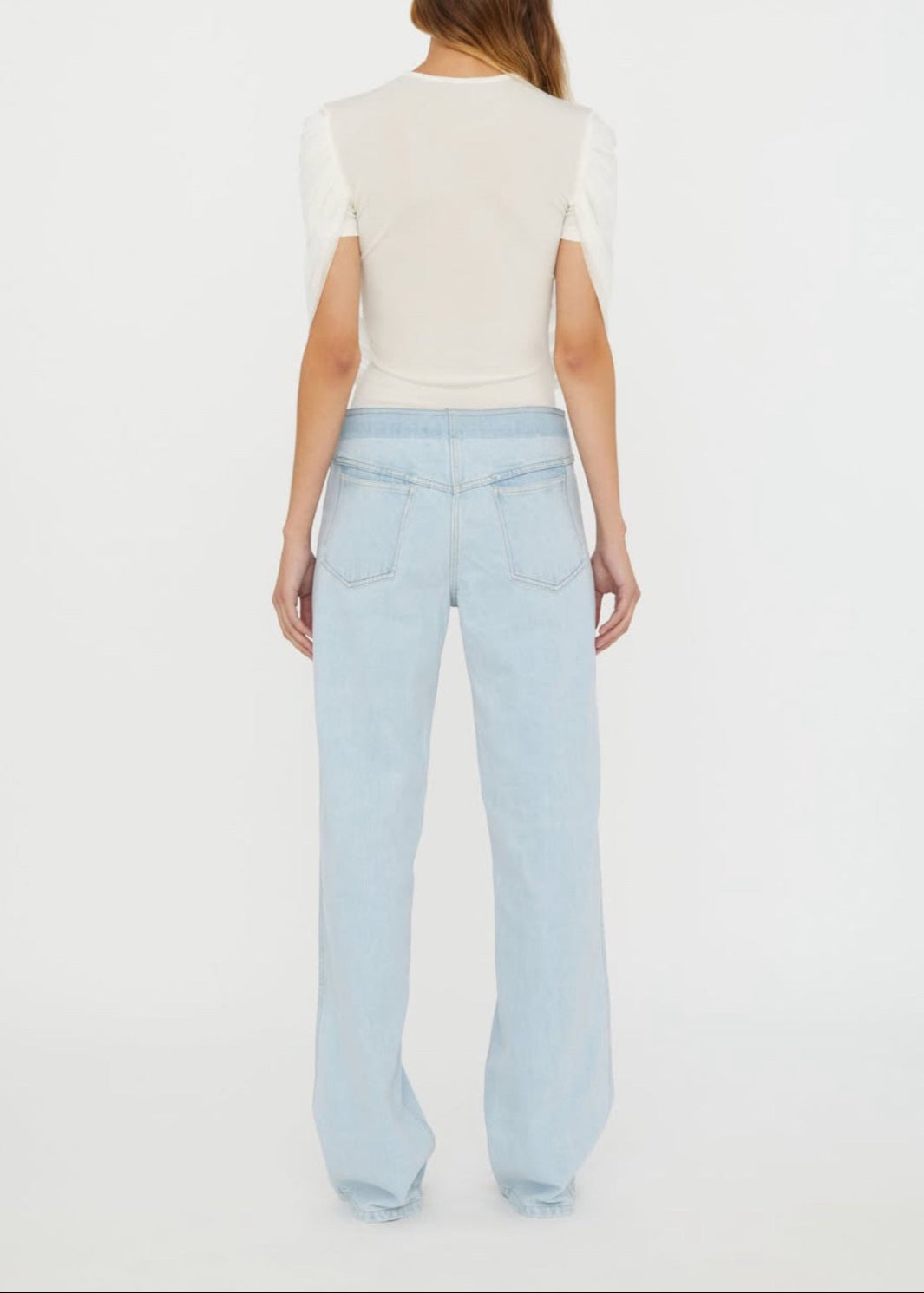 Bahija Mesh Ruch T Shirt In White