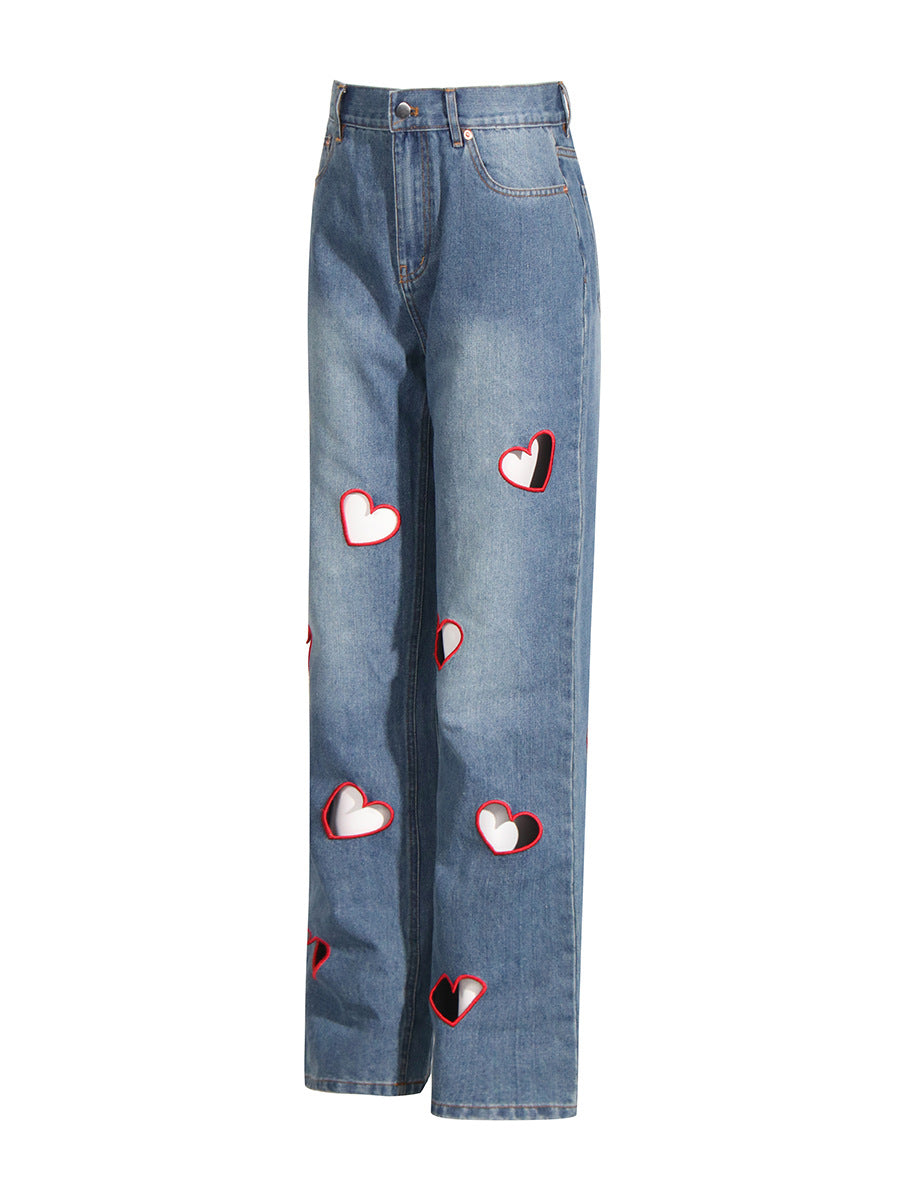 Hollis Love Cutout Jeans