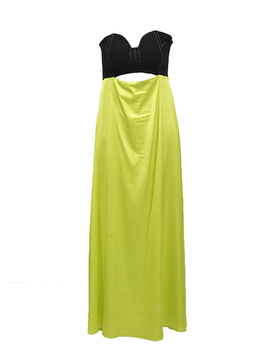Anfim Strapless Cutout Maxi Dress