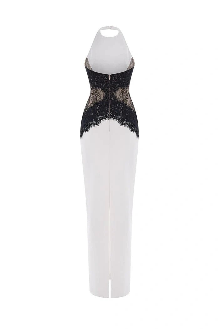 Domnica Lace Sleeveless Midi Dress