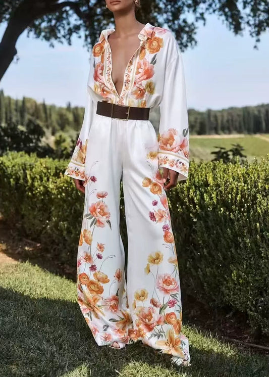 Elishua Floral Pants Set