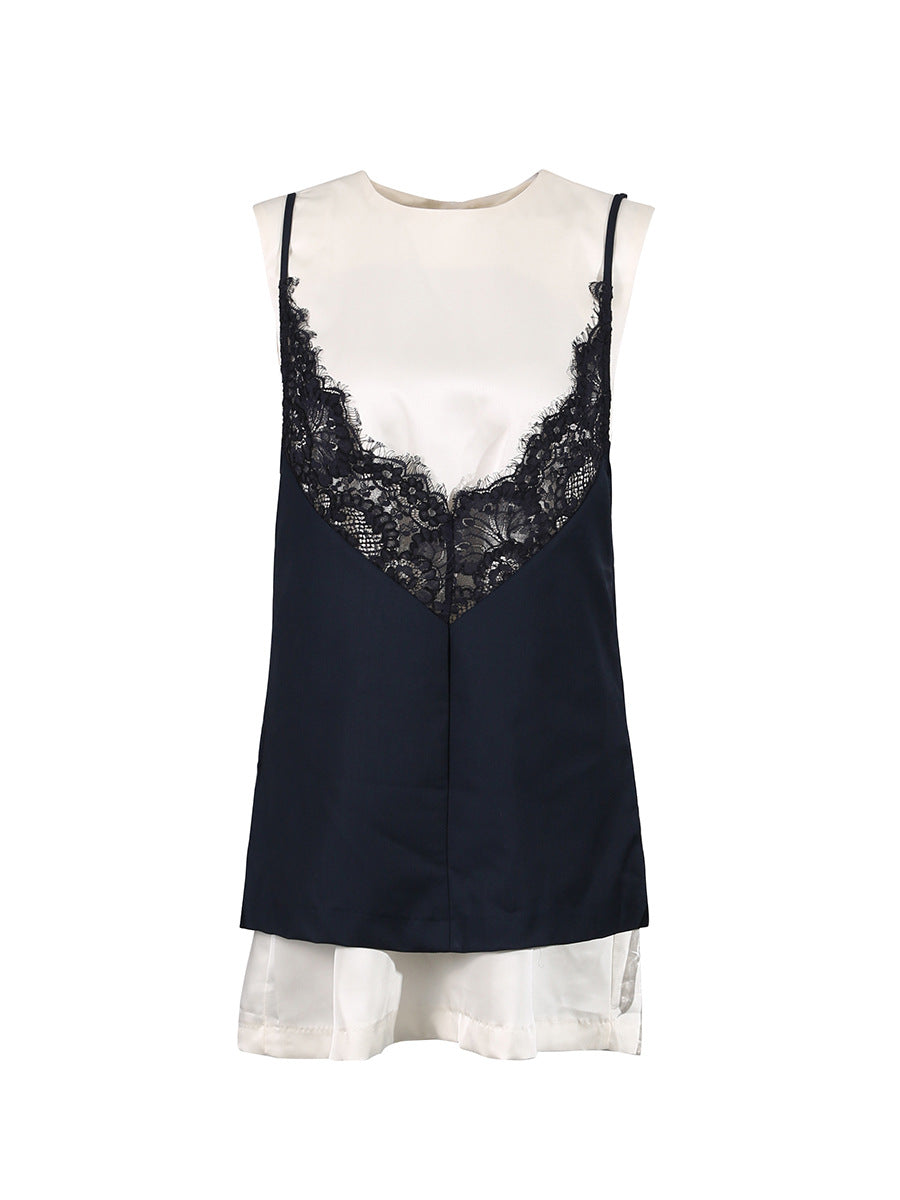 Carola Lace Sleeveless Top