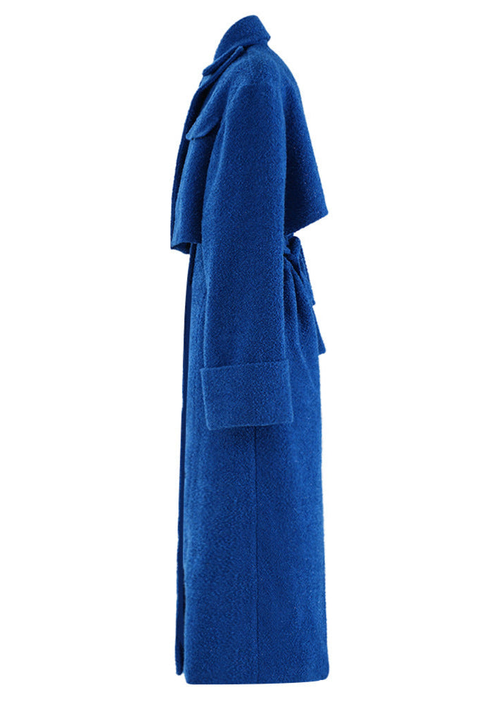 Anielo Cutout Lace Up Coat