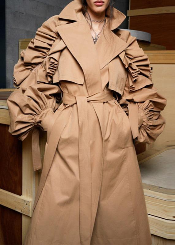 Dosen Ruffle Buckle Coat