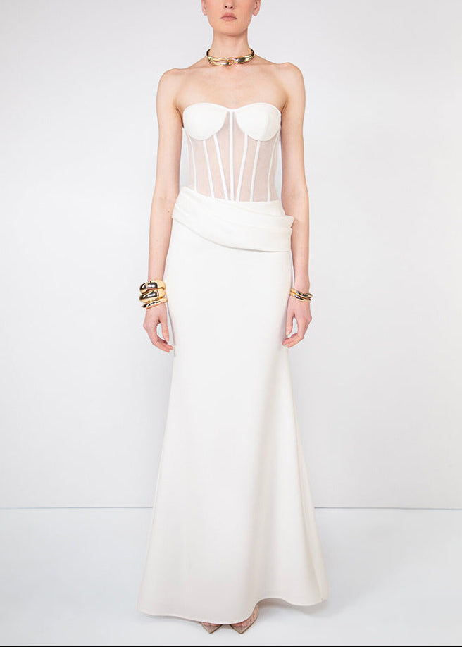 Christie Strapless Corset Maxi Dress