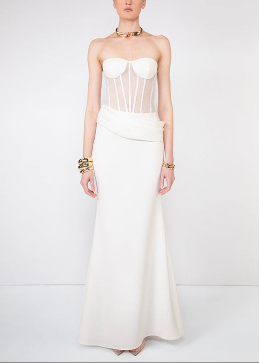 Christie Strapless Corset Maxi Dress