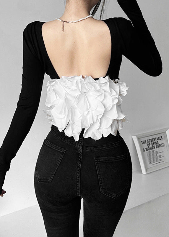 Pari Circle Long Sleeve Top