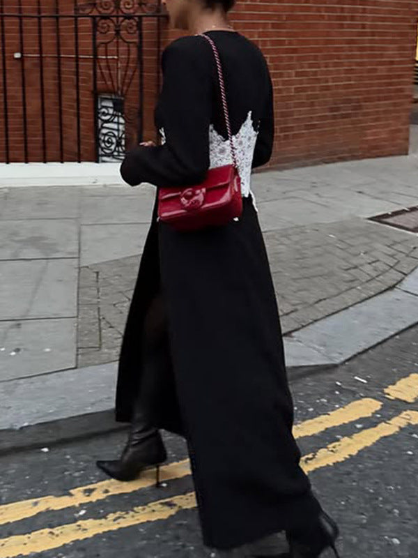 Fauna Embroidered Mesh Coat
