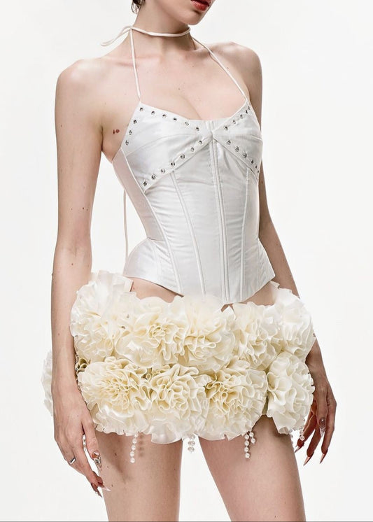Arduin Flower Ring Corset Skirt Set