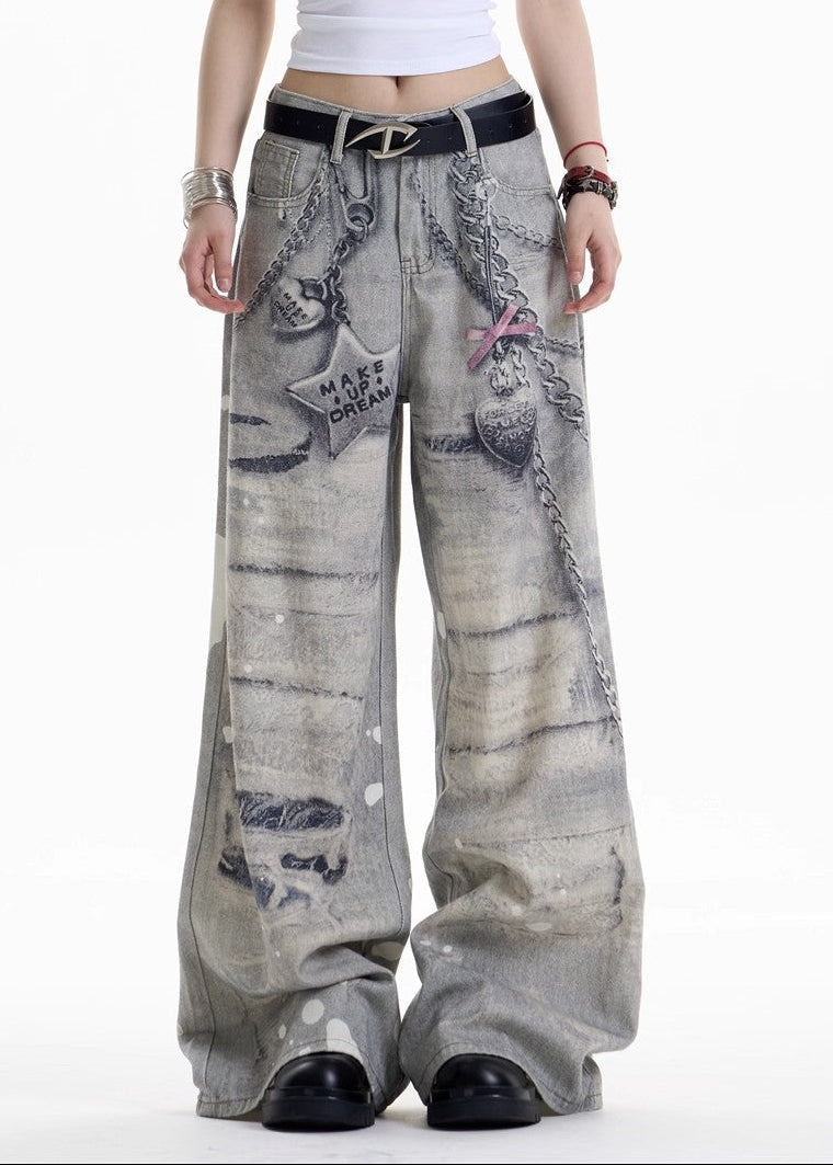 Dikeledi Star Print Jeans