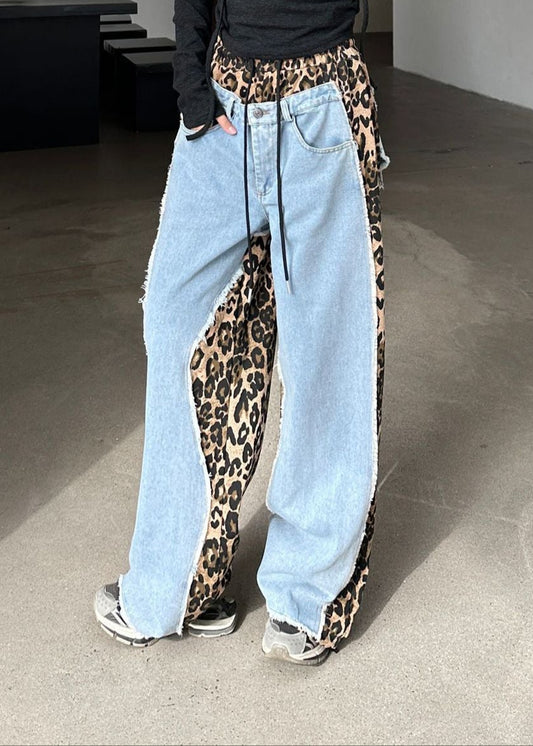Blaanid Deconstruct Leopard Jeans