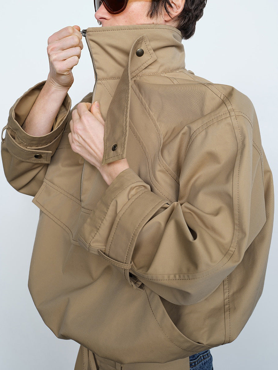 Dobromila Funnel Neck Deconstruct Top