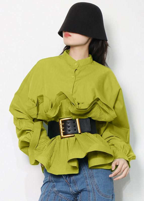 Siesen Buckle Ruffle Ruch Shirt