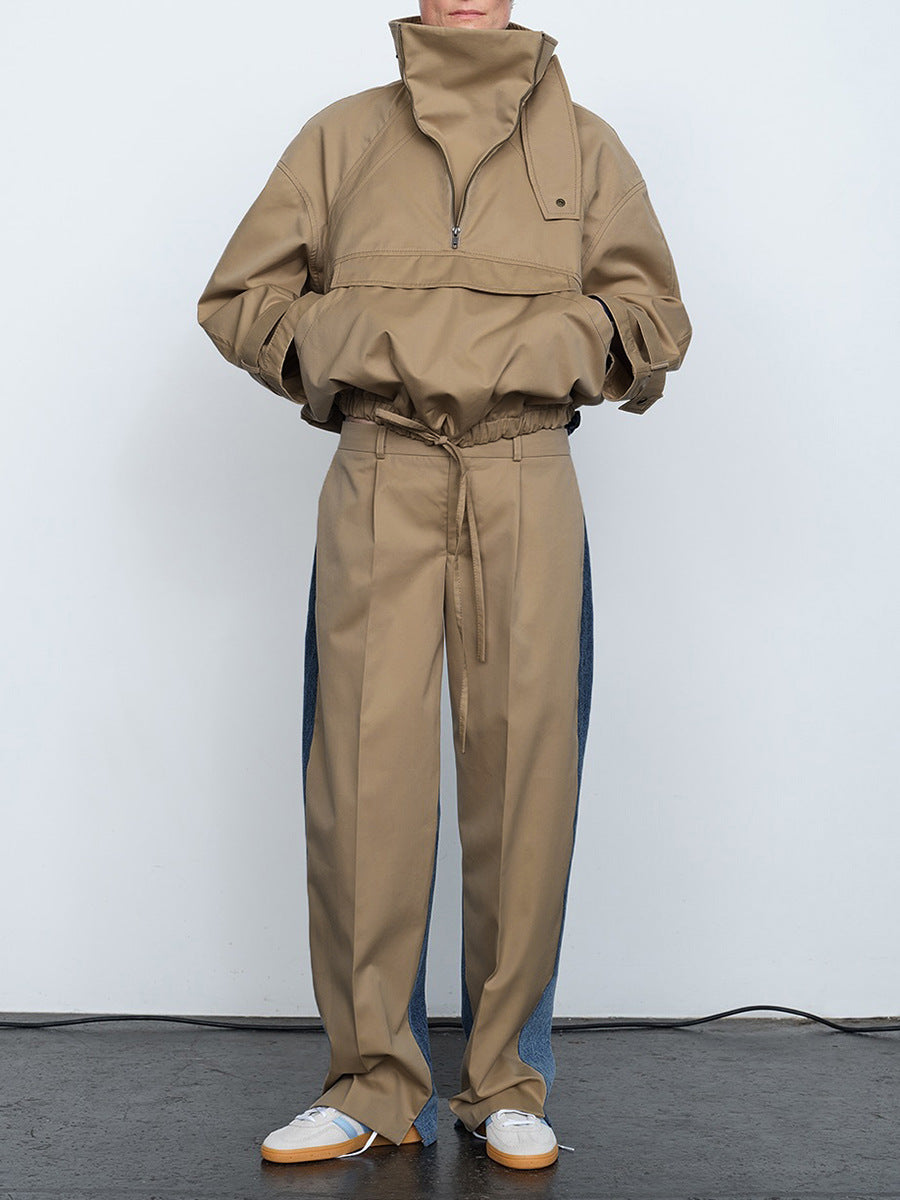 Dobromila Funnel Neck Deconstruct Top
