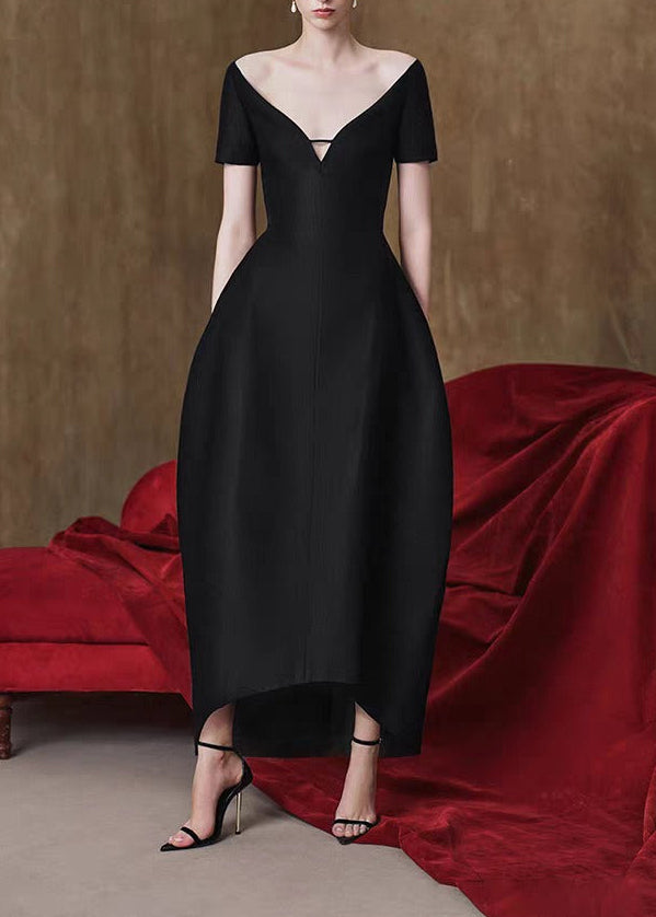 Habiba Mermaid Plunge Midi Dress