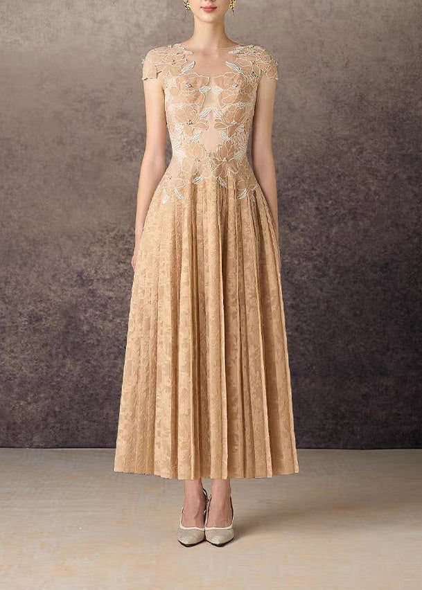 Irmtraut Floral Mesh Maxi Dress