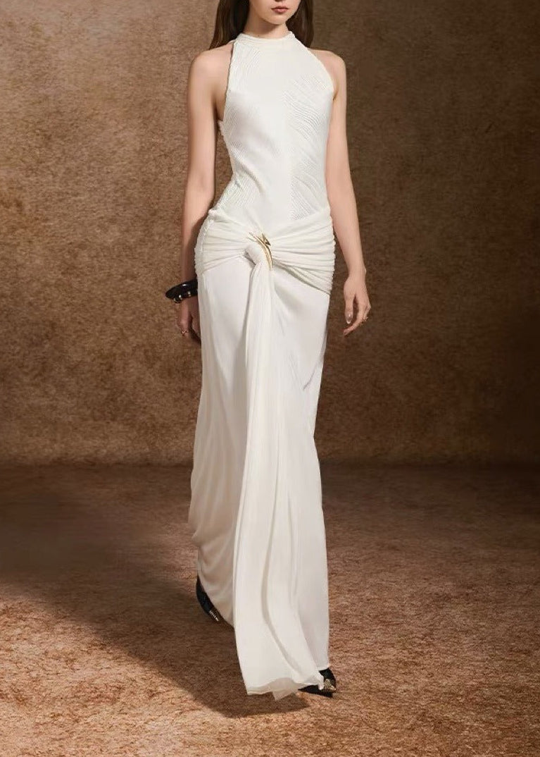 Emyr Tank Top Ruch Maxi Dress