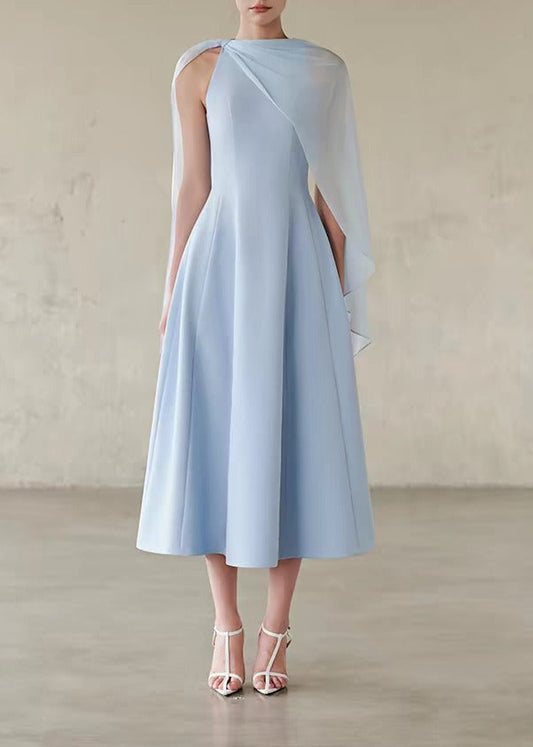 Hamidah Shawl Mesh Midi Dress