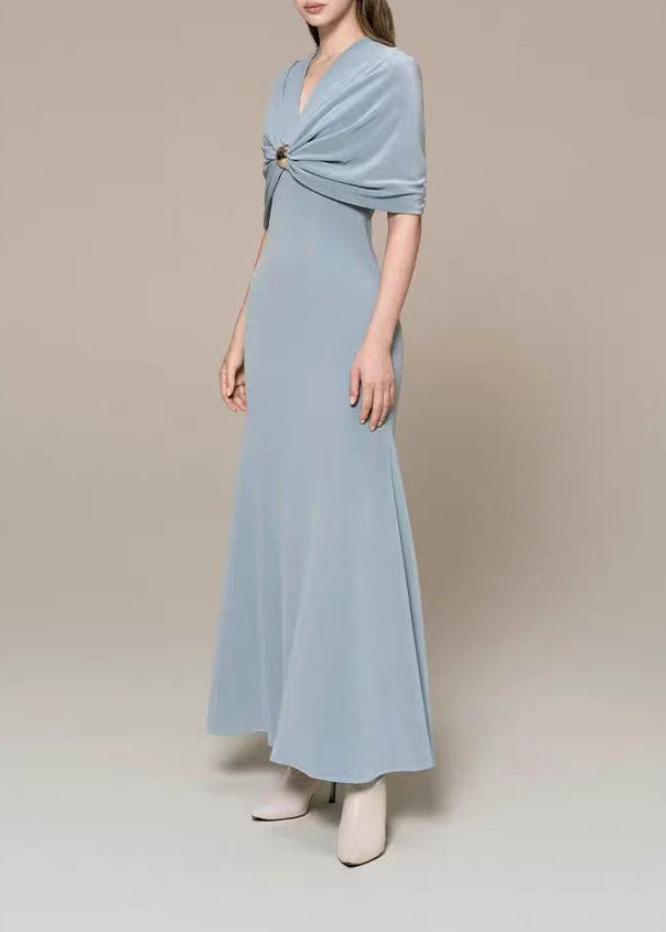 Jaakkima Shawl Twist Maxi Dress